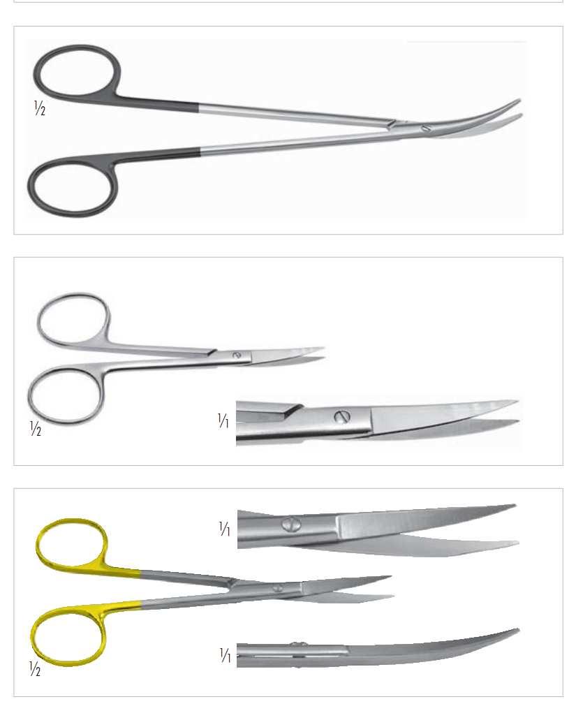 tupé, mírně zahnuté, 180 mm 121-320-180 ENDARTERECTOMY SC preparační, tupé, zahnuté, 180 mm