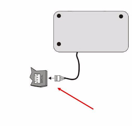 Připojení převodníku 307USB Krok 1: Připojte převodník 307USB k sériovému portu modulu, na které chcete přehrát