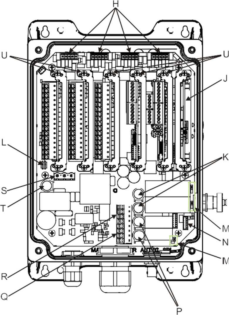 1 Popis A B C D E F G H Štítek s technickými údaji LED dioda SPOJENÍ LED dioda NAPÁJENÍ Konektor na kabelové ovládání (volitelný) BNC konektor pro připojení externí anténní soupravy (volitelný)