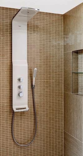 se sprchovou soupravou, 2 funkční ruční sprcha, nástěnná montáž, tyč 90 cm, kód 168543 7 452 Kč Systém sprchový baterie sprchová termostatická nástěnná, se sprchovou soupravou, hlavová sprcha: 20 cm,