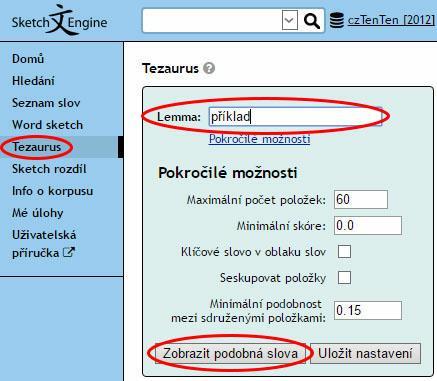 1.8. Tezaurus Na rozdíl od klasických tezaurů (tj.