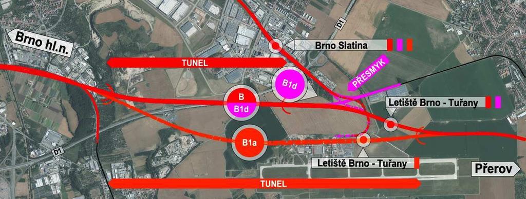 Studie proveditelnosti železni ního uzlu Brno 7.