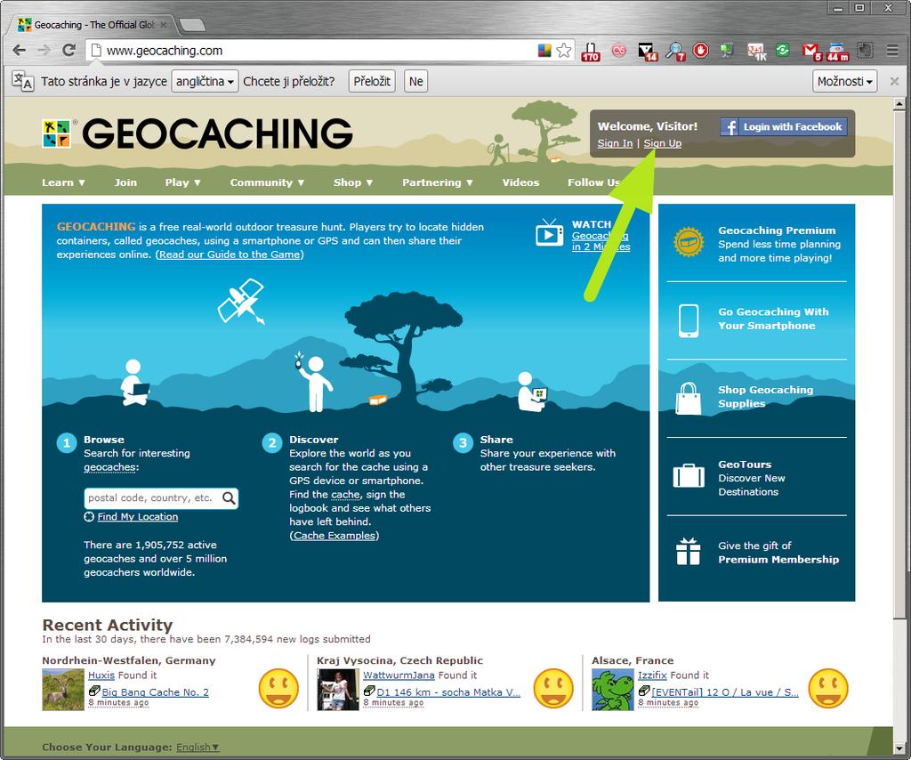 2. GEOCACHING Geocaching (GC) je hra, která se hraje a v posledních letech velmi šíří po celém světě.