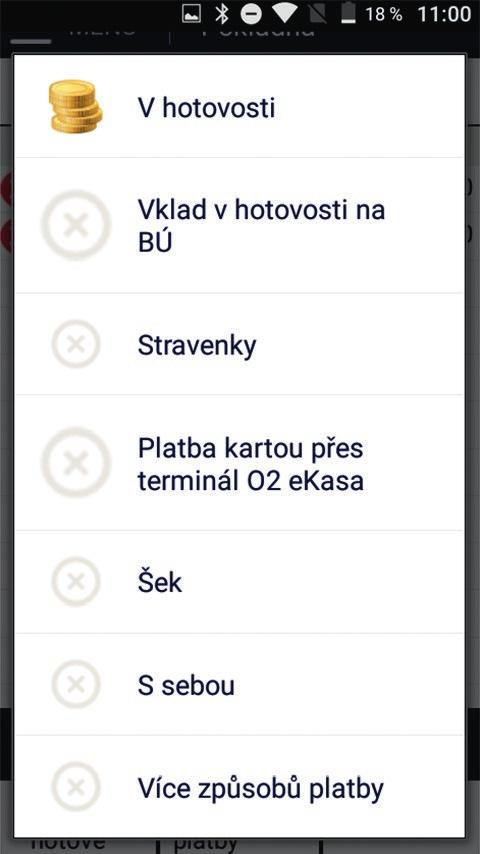 Mobilní ekasa a mobilní ekasa Air návod k použití Souhrn objednávky V souhrnu objednávky, který se zobrazí po kliknutí na platit můžete vidět všechny údaje o celé objednávce.