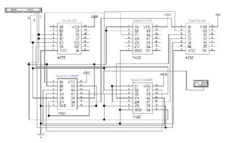 Světelná signalizace 2 různá řešení řešení 1 použité integrované obvody MC 4075 1x tří vstupý OR MC