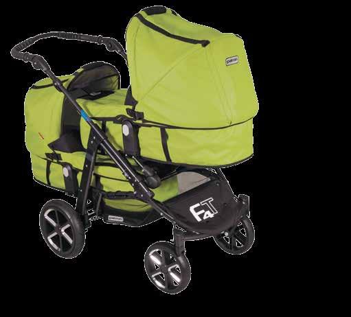 FENIX TWIN clip go Vysoká variabilita, snadné použití FENIX Twin travel systém pro dvojčata s