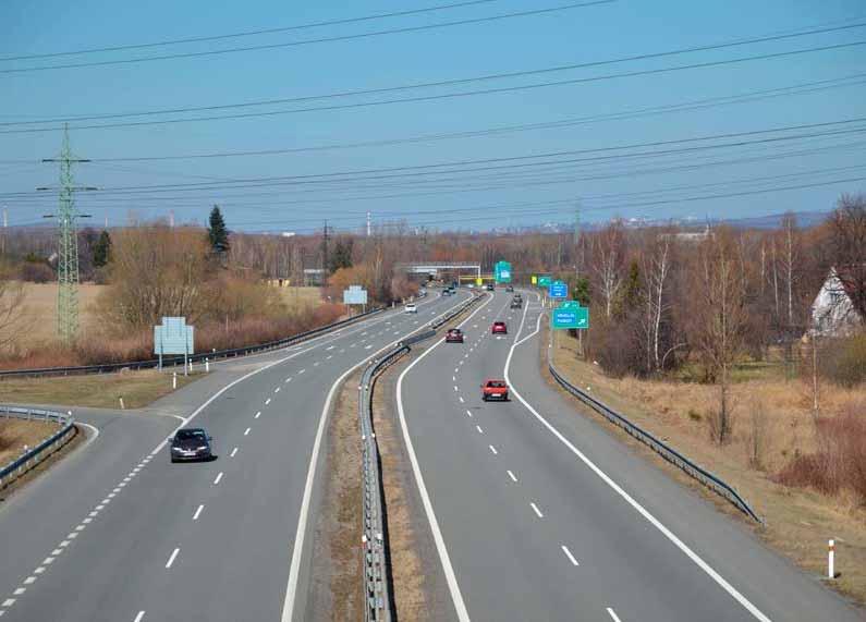 Ve směru z Ostravy na Frýdek -Místek se na dálnici nachází jedna odpočívka v