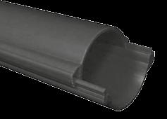 1 Kabelové ochranné trubky z PVC - hladké 6 m tyč - DIN 16873 Pevné elektroinstalační trubky z tvrzeného PVC pro střední mechanické zatížení.