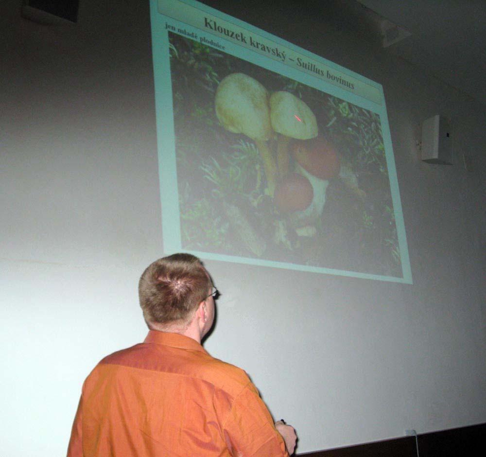 Houbařské a mykologické přednášky Populárně vzdělávací a odborné přednášky pro pražskou veřejnost v