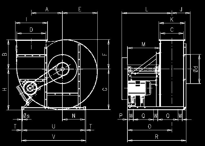 yselinovzdorné ventilátory CMMV 45-125 s pohonem na řemen 139 CMMV 9-125 Typ A B C D Ø d E F G H H 45 H 9 H 135 H 27 H 315 I CMMV 9 964 9 71 9 9 187 1255 125 125 125 125 16 14 1 CMMV 1 162 1 8 1 1