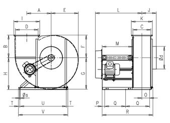 146 yselinovzdorné ventilátory CHVN 315-125 s pohonem na řemen CHVN 315 71 Typ A B C D Ø d E F G H H 45 H 9 H 135 H 27 H 315 CHVN 315 39 355 188 424 315 45 329 51 5 5 5 5 71 63 CHVN 355 446 4 224 488