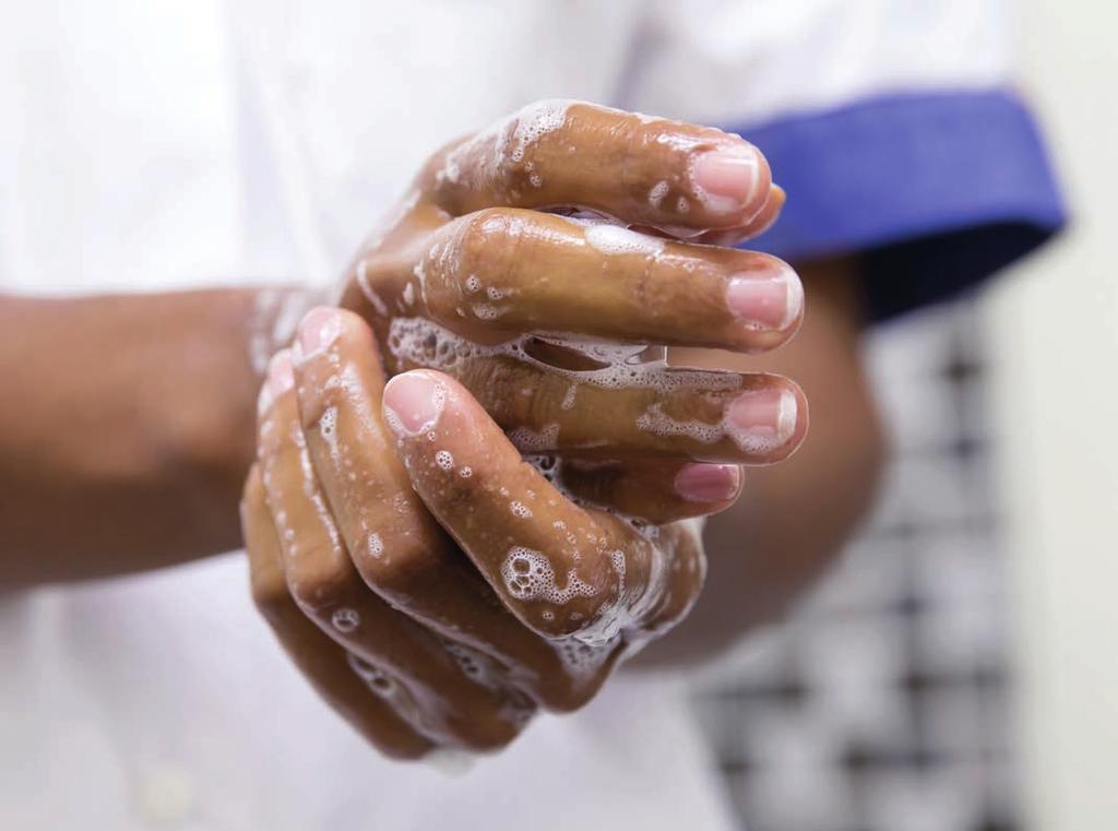Řízení rizika, inspirující chování Co nejvíc přispívá k dlouhodobému dodržování hygieny rukou? Lidé si často potřebují připomenout, že by měli chránit sebe i ostatní.