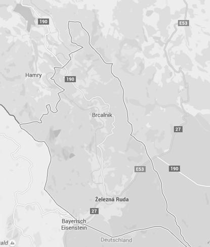 Správní obvod obce Železná Ruda tvoří 6 katastrálních území, tj. Železná Ruda, Alžbětín, Debrník, Hojsova Stráž, Pancíř a Špičák.