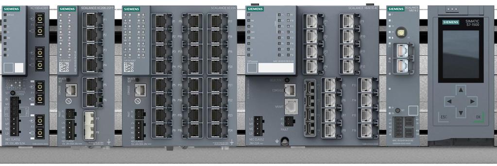 SCALANCE XC-200 Ve stejném formátu jako Simatic S7-1500, ale nejen ten!