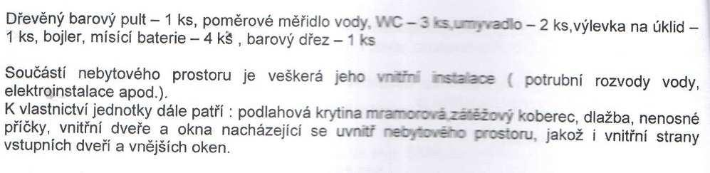 6.2.3. Rekapitulace údajů pro ocenění. K nebytové jednotce č. 2000/5 nebyla předložena nájemní smlouva.