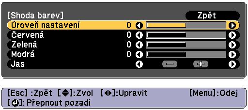 Funkce vícenásobná projekce 108 Zobrzí se následující obrzovk. Polovin překrývjící se oblsti se zobrzí černě, tkže sndno zkontrolujete okrj obrzu.