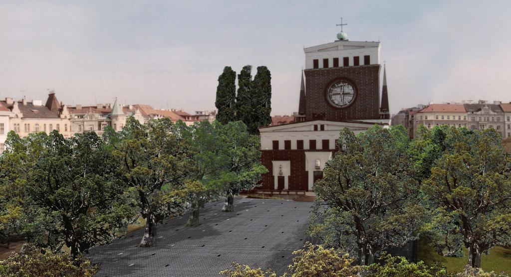 Revitalizace Náměstí Jiřího z Poděbrad v Praze na Vinohradech 1.