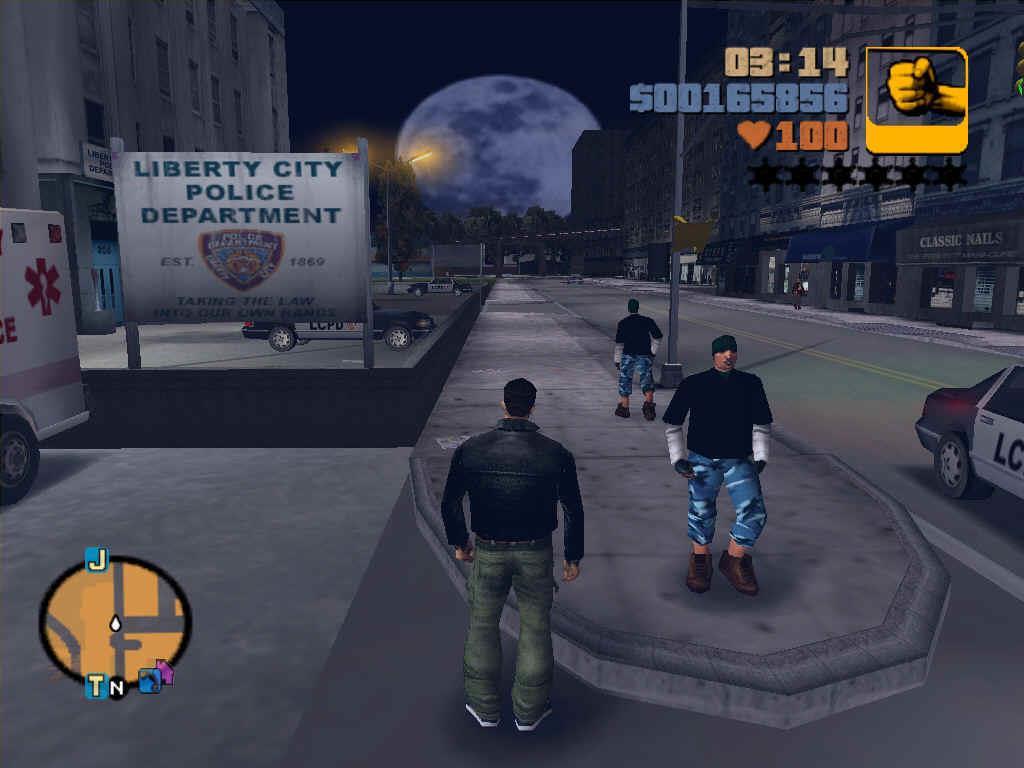 Grand Theft Auto III (2001) Obrázek 8: Grand Theft Auto III gameplay