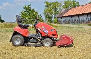 Při montáži neseného čelního mulčovače MCT není nutné demontovat originální žací ústrojí a zákazníkovi zůstává možnost rychlého střídání