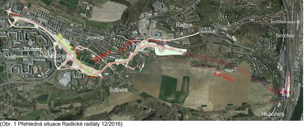 POPIS STAVBY Celková délka stavby je více než 5,5 km, z toho přibližně 3,0 km jsou vedeny v tunelových objektech.