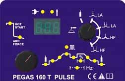 contactless ignition IGBT technology 2-stroke, 4-stroke Compact, lightweight, portable ANTISTICK, ARCFORCE, HOT-START Protected and POWER GENERATOR compatible Cable connectors 35-50 mm 2 TIG pulse