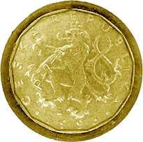 mincovního automatu jako vyšší hodnota (automat pracoval s výpočtem průměru mince podle zastínění senzorů a verifikací materiálu,