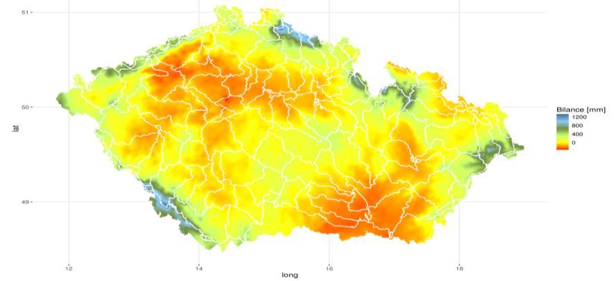 A/3 Regionalizovat území ČR dle rizika výskytu sucha (četnost, délka) včetně revize vymezení zemědělských a lesních výrobních oblastí (lze vyjít např. z mapy zemědělského sucha).