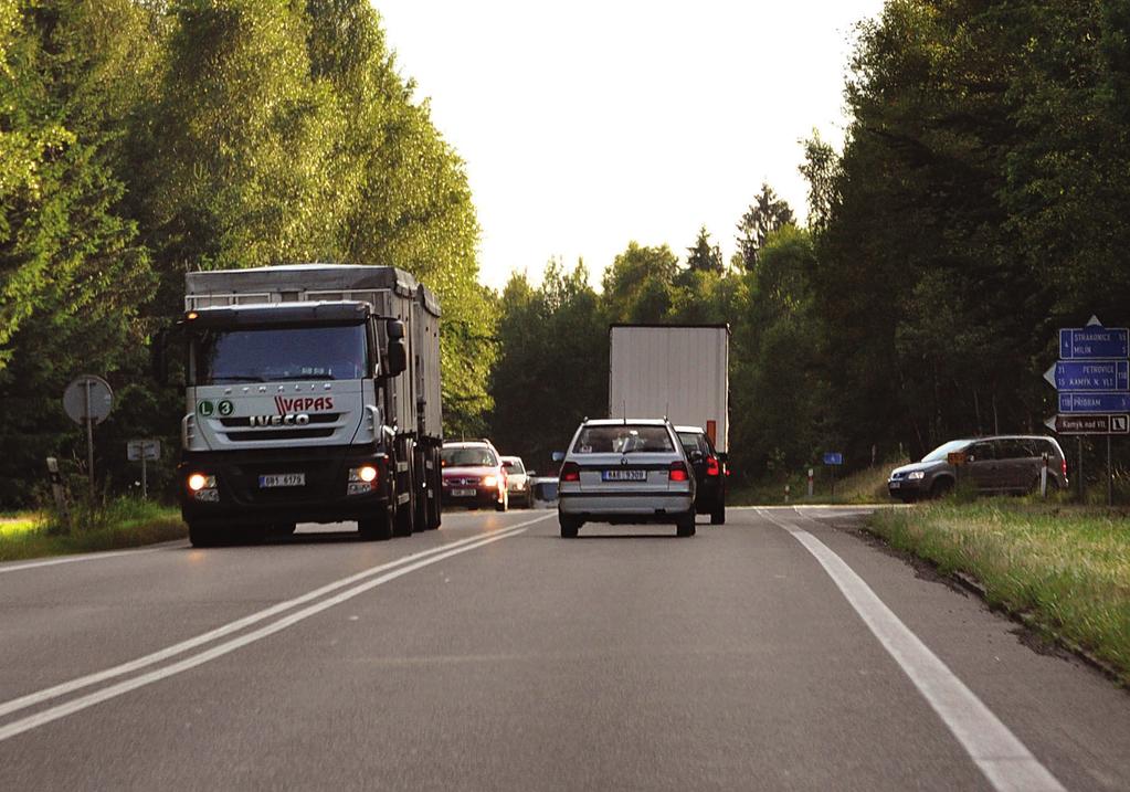 Poznámky Silnice I/4 křižovatka Háje se