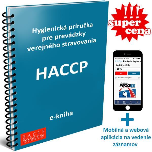 Hygienická príručka pre verejné stravovanie Mobilnú aplikáciu ponúkame ako súčasť služby spolu s Hygienickou príručkou pre prevádzky verejného stravovania HACCP.