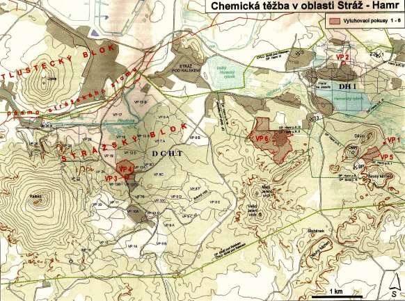 K ukládání vyloužené rudniny z chemické úpravny