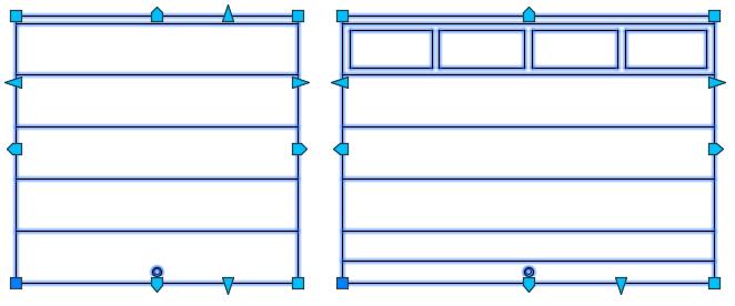 Pohledy\Konstrukční prvky\výplně otvorů\dveře_bč.dwg - nový dynamický blok dvoukřídlových plechových vrat. Symboly, značky\formáty.