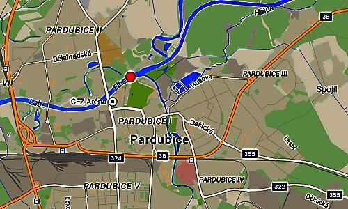 31 MVE PARDUBICE Malá vodní elektrárna Pardubice se nachází v Pardubicích na soutoku řeky Labe a Chrudimky, na říčním kilometru 967,423 a GPS souřadnicích 50.044599, 15.775220.