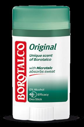 Borotalco Deodorant ve spreji Original 150 ml 80010040388 1 800 1,8 x 14,8 x 1,3 32 10 Borotalco Deodorant kuličkový Original 50 ml 80453000 1 08 15,2 x,7 x 11 4 414