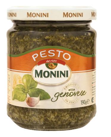 Novou dimenzi chuti dodá ovocným salátům a zmrzlinovým pohárům. Bazalková pesta 10 g. Pesto je jedním ze základních kamenů italské kuchyně.