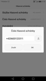 Číslo hlasové schránky ikonu Telefon. Stisknete Možnosti. 3. Zvolíte Nastavení. 4. Vyberete Další nastavení. 5.