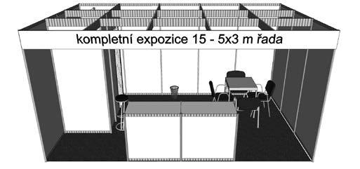 ostatní vybavení dle níže uvedeného přehledu límec pro označení expozice výška 30cm, včetně