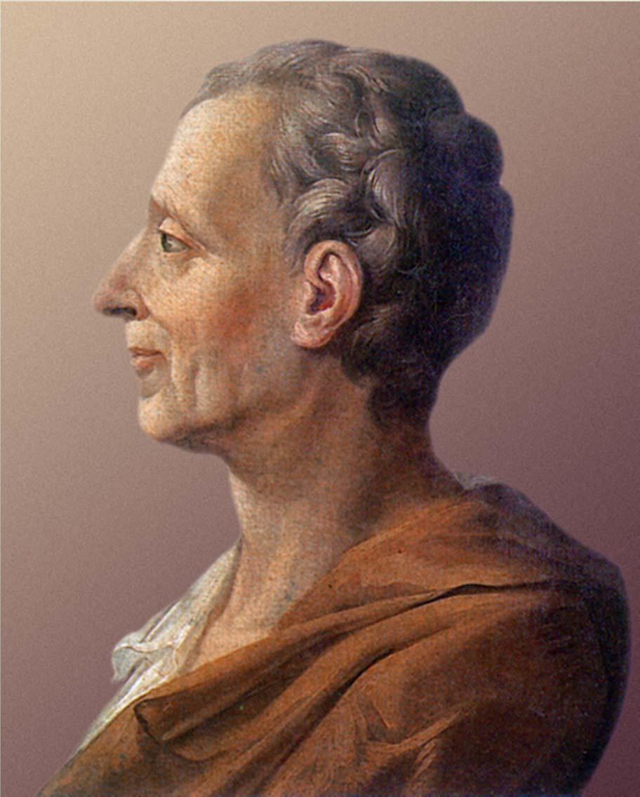 Charles Louis Montesquieu portrét neznámého autora, zámek ve Versailles Obrázek č. 5 Dělba moci - na výkonnou, zákonodárnou a soudní Neexistuje univerzální vhodný politický systém pro všechny země.