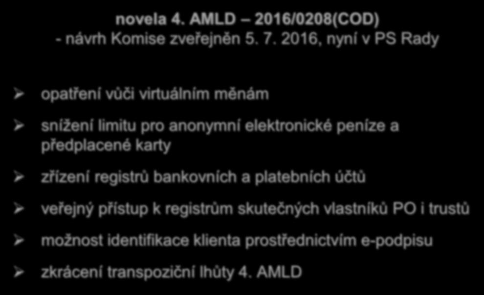 další osoby oprávněné k dohledu nad správou SF přístup stejný jako k rejstříku skutečných vlastníků PO tisk je aktuálně ve 2. čtení PSP 31 Nové a připravované předpisy novela 4.