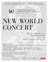 NEW WORLD CONCERT Thursday, May