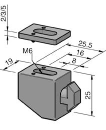 PŘÍSLUŠENSTVÍ 8 Uniblok 8 30 10 mm PA OBJ. Č.: UNI8.