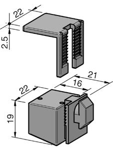 PŘÍSLUŠENSTVÍ 8 Multiblok upínací 8 30 11 mm OBJ. Č.: KLEMUL8.