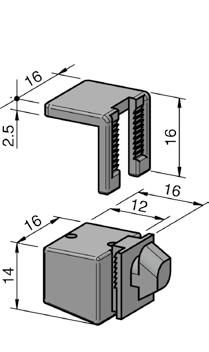 PŘÍSLUŠENSTVÍ 5 Uniblok 5 6 mm PA OBJ. Č.: UNI5.