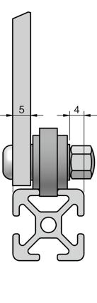 : HALM58 ocel 10,9/pozink m = 2 g/kus Doporučený tvar šroubů pro většinu spojů. Šroub s půlkulovou hlavou M5x12 pozinkováno OBJ. Č.