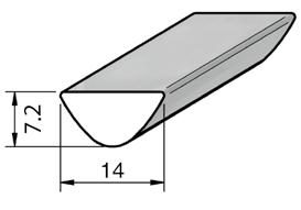 Profilová řada 8 Profilová tyč ST OBJ. Č.: PROST L=1500+/-20 mm m=0.55 k g/m Ocel bez povrch. úpravy Profilová tyč umožňuje výrobu matic o libovolné délce.