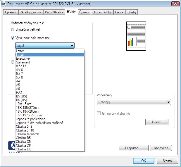 Přidání vodoznaku do dokumentu v systému Windows 1.