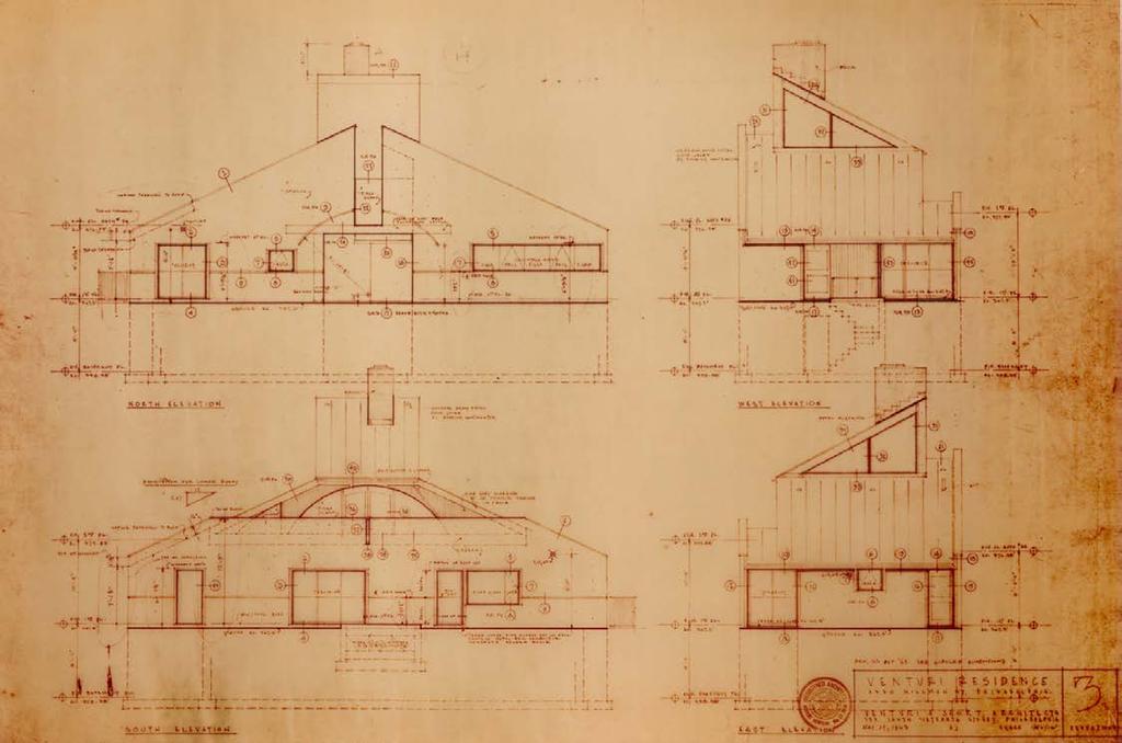 Venturi začal na tomto svém prvním malém projektu pracovat v roce 1959, dům byl dokončen roku 1964 a hned o rok později obdržel zlatou medaili