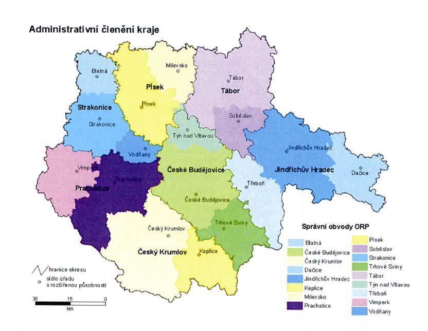 1.8 Sociodemografický profil Jiho eského kraje Jiho eský kraj leží p i hranici eské republiky s Rakouskem a N meckem. Má rozlohu 10 057,3 km2, tj. 12,8 % rozlohy eské republiky.