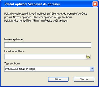 ControlCenter3 Pro změnu cílové aplikace vyberte příslušnou aplikaci z rozbalovacího seznamu Cílová aplikace.