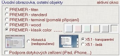 STARÁ OBRAZOVKA POZOR Zachovanie existujúcej obrazovky Užívateľom je aj vo verzii X5.