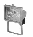 EN Exterior halogen luminaire VANA made of die-cast aluminum with glass cover. Available in three colors. Suitable for the illumination of vertical surfaces such as facades or advertising spaces.